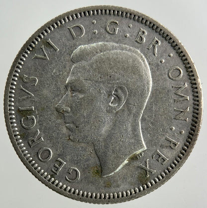 1941 George VI Shilling Silver Coin | Fine Collectable Grade