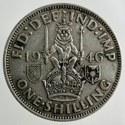 1946 George VI Shilling Silver Coin | Fine Collectable Grade