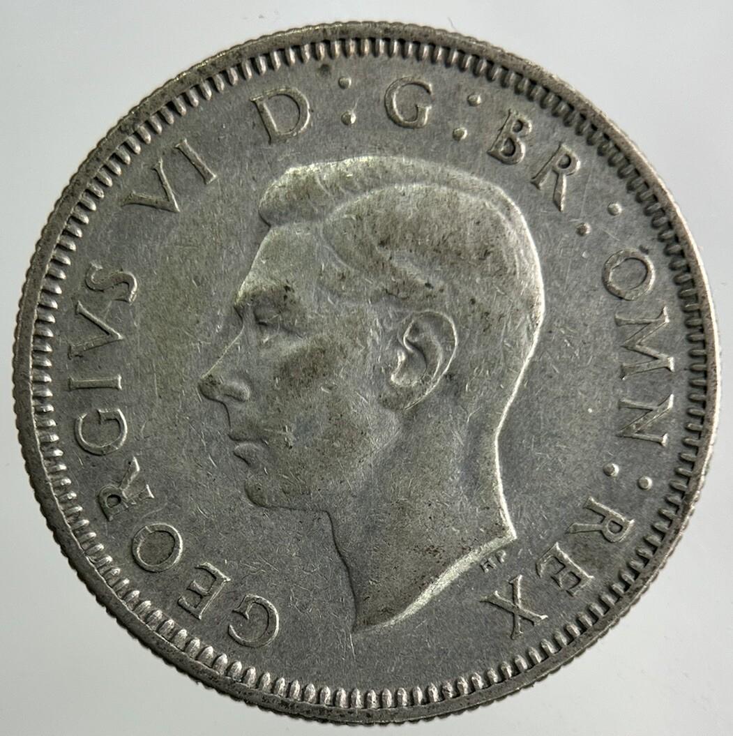 1938 George VI Shilling Silver Coin | Fine Collectable Grade