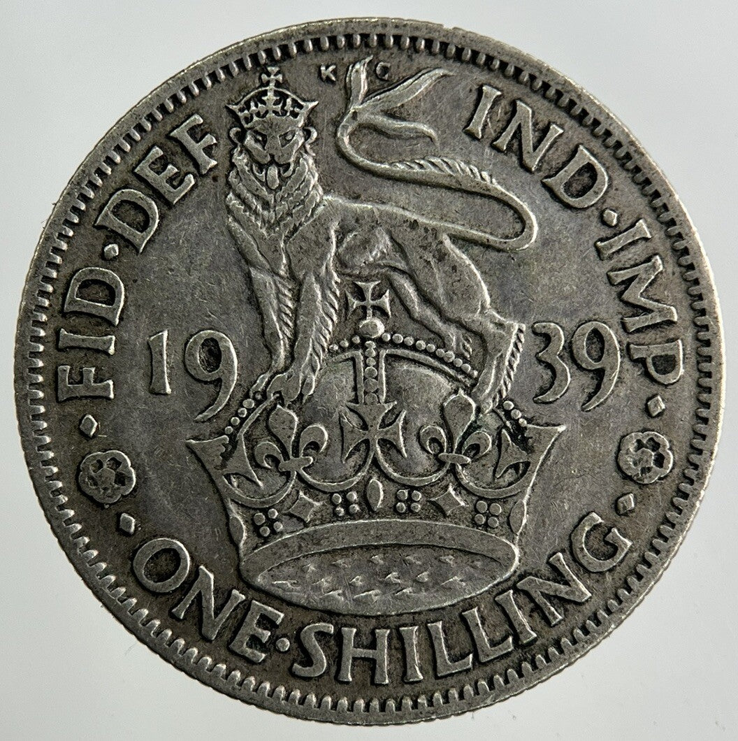 1939 George VI Shilling Silver Coin | Collectable Grade