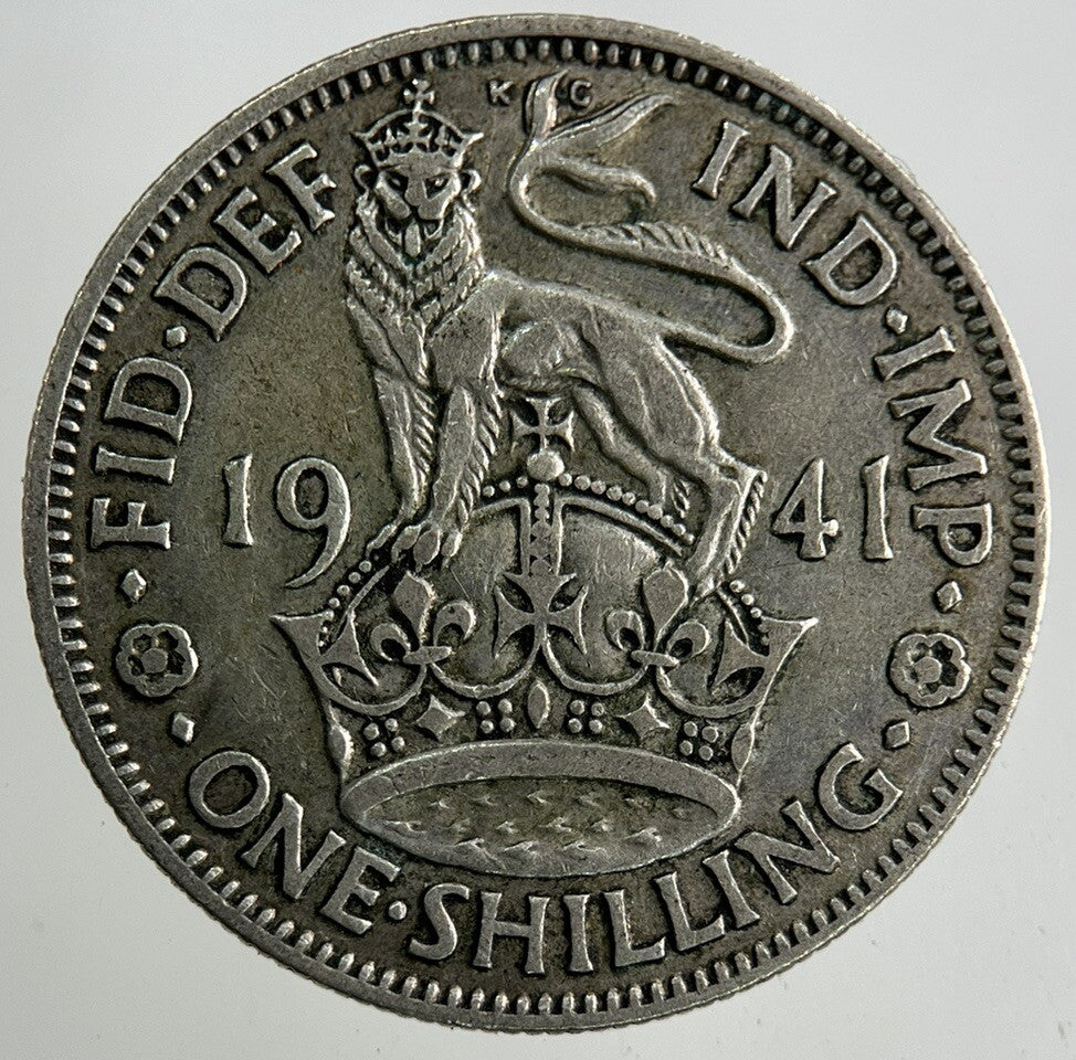 1941 George VI Shilling Silver Coin | Collectable Grade