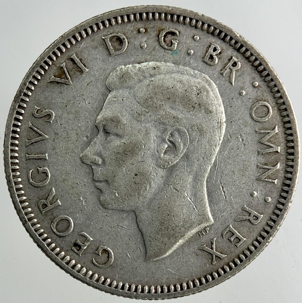 1944 George VI Shilling Silver Coin | Fine Collectable Grade
