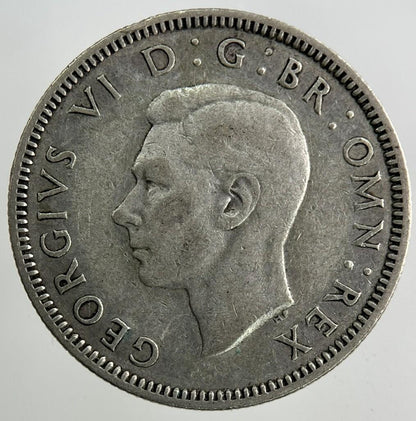 1939 George VI Shilling Silver Coin | Fine Collectable Grade