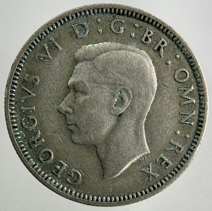 1945 George VI Shilling Silver Coin | Fine Collectable Grade