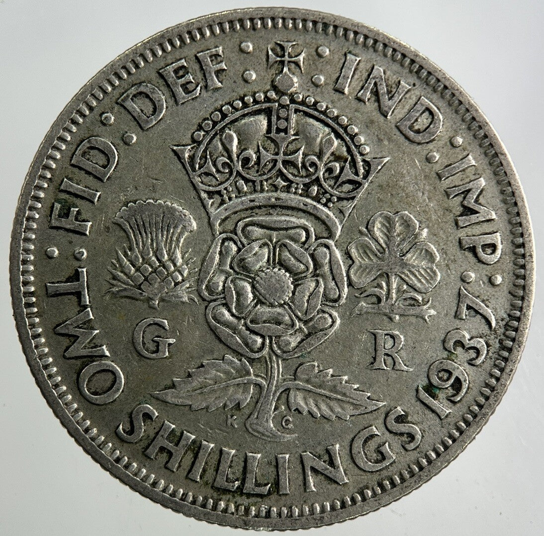 1937 George VI Florin Silver Coin | Fine Collectable Grade
