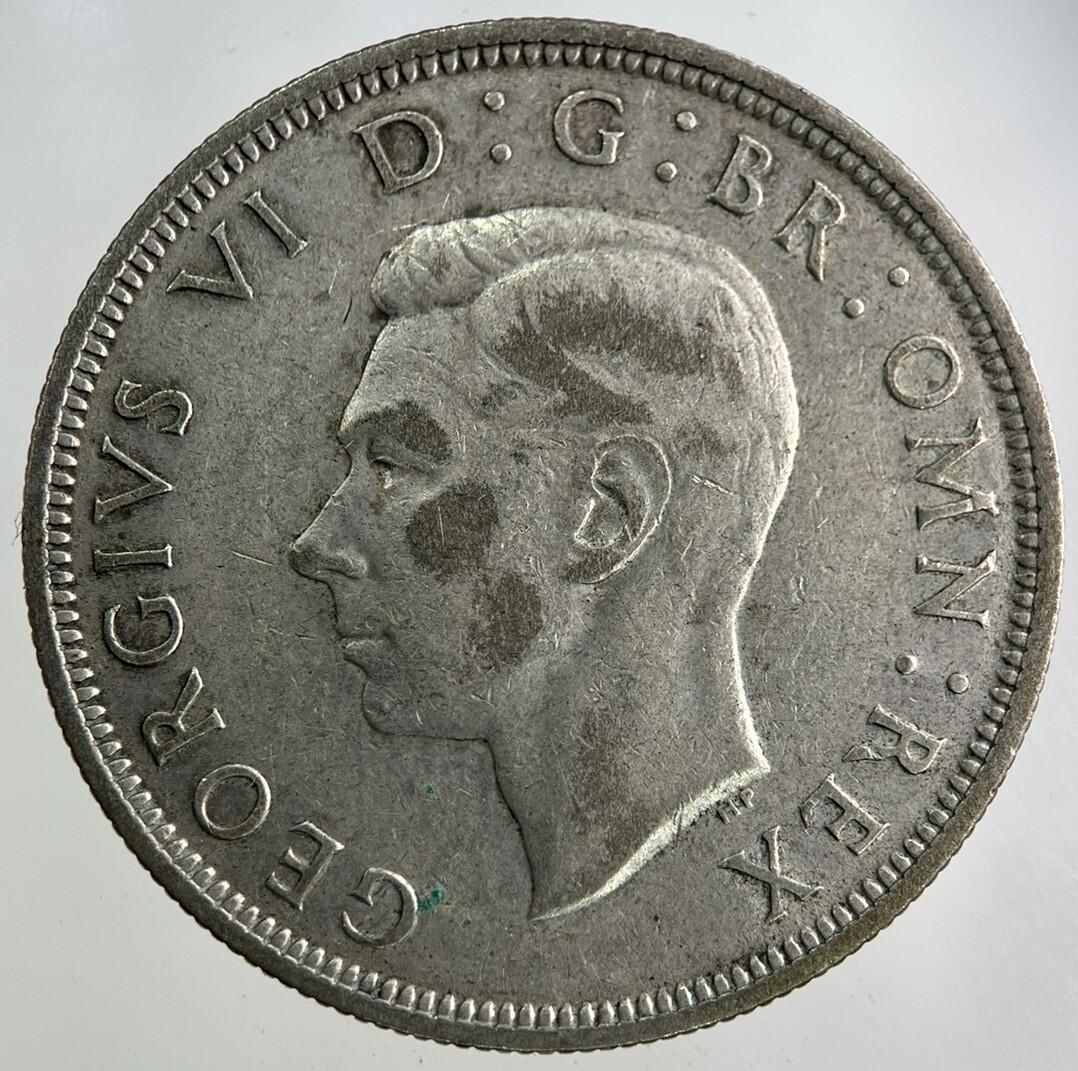 1939 George VI Half-Crown Silver Coin | Fine Collectable Grade