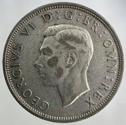1939 George VI Half-Crown Silver Coin | Fine Collectable Grade