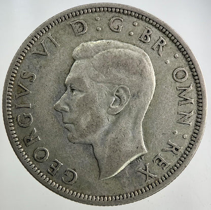 1941 George VI Half-Crown Silver Coin | Fine Collectable Grade