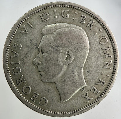 1939 George VI Half-Crown Silver Coin | Fine Collectable Grade