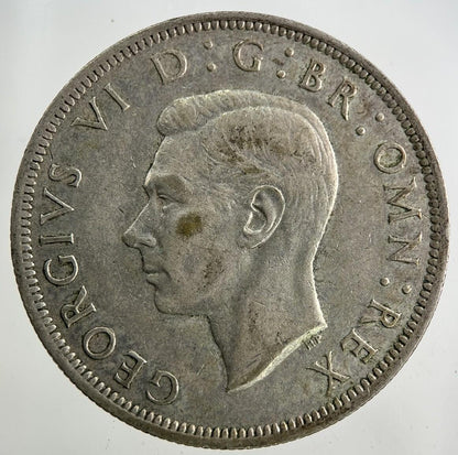 1940 George VI Half-Crown Silver Coin | Fine Collectable Grade