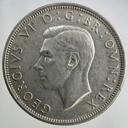 1946 George VI Half-Crown Silver Coin | Fine Collectable Grade