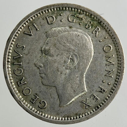1939 George VI Threepence Silver Coin | Fine Collectable Grade