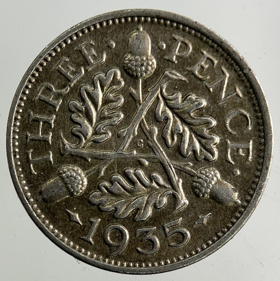 1935 George V Threepence Silver Coin | Fine Collectable Grade
