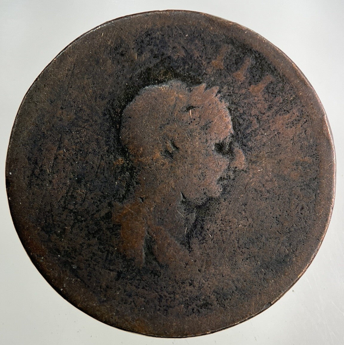 British George III 3rd Half-Penny Coin | Fair Grade