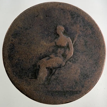 British George III 3rd Half-Penny Coin | Fair Grade