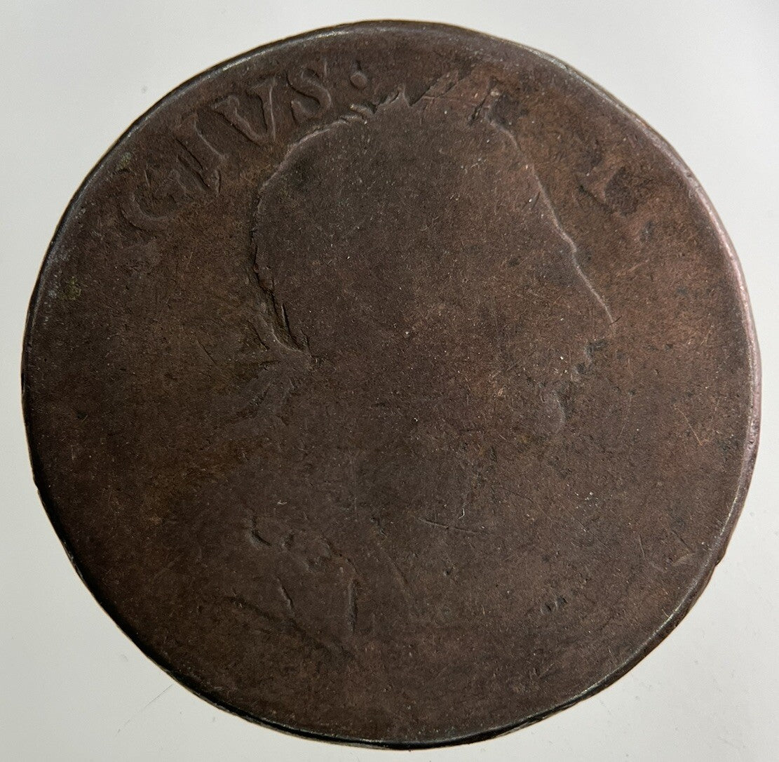 British George III 3rd Half-Penny Coin | Fair Grade