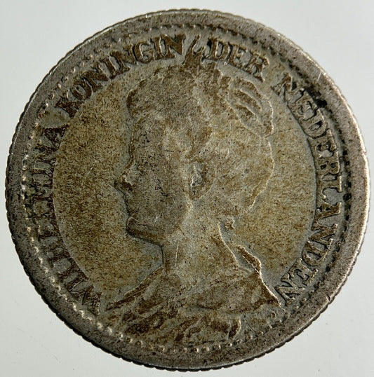 1915 Netherlands 25 Cents Silver Coin | Collectable Grade