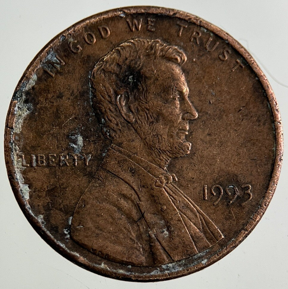 1993 US USA Lincoln One Cent Coin | Fine Collectable Grade