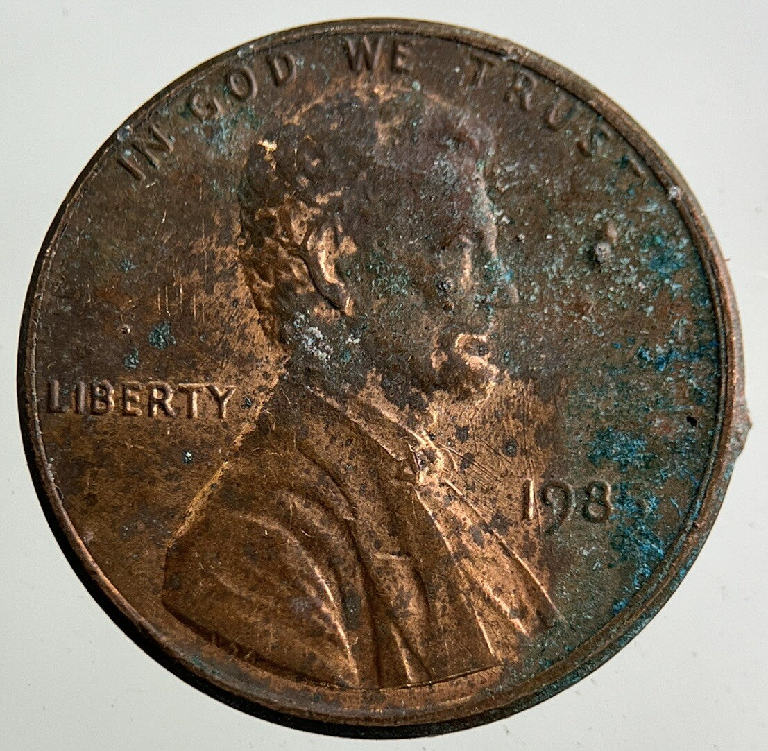 1985 US USA Lincoln One Cent Coin | Fine Collectable Grade