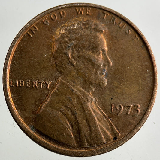 1973 US USA Lincoln One Cent Coin | Fine Collectable Grade