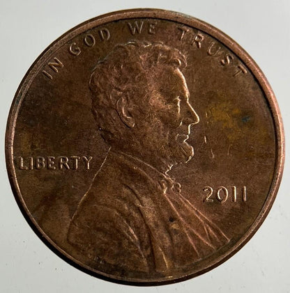 2011 US USA Lincoln One Cent Coin | Fine Collectable Grade