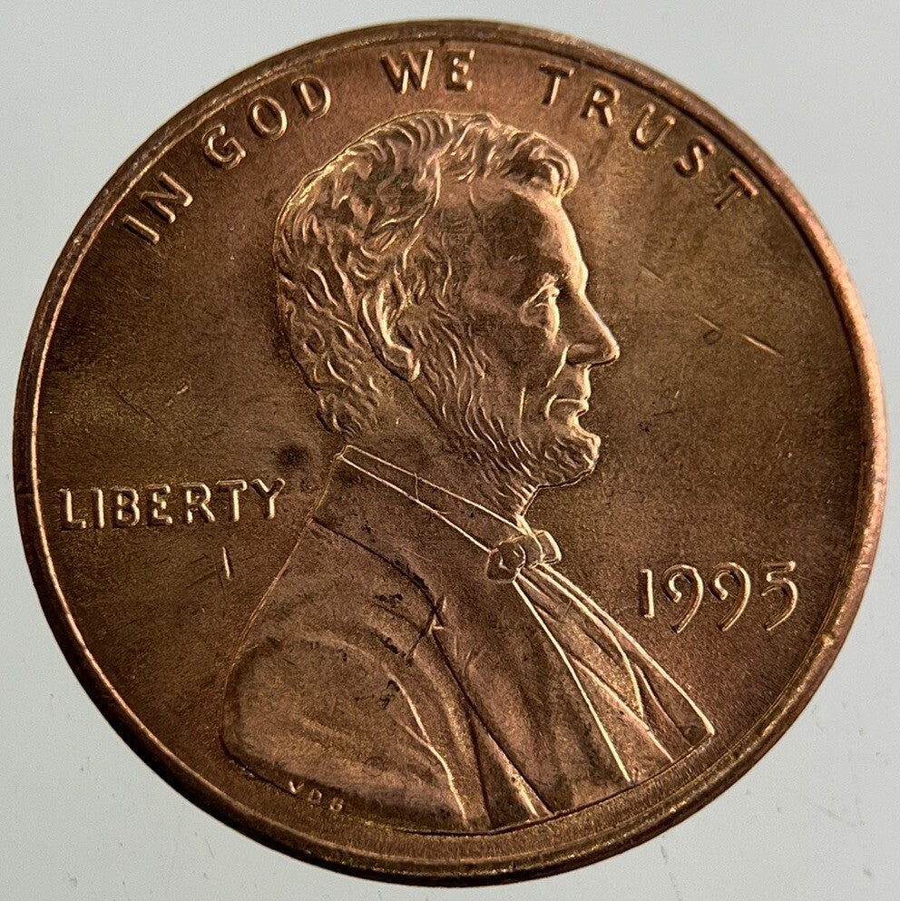 1995 US USA Lincoln One Cent Coin | Fine Collectable Grade