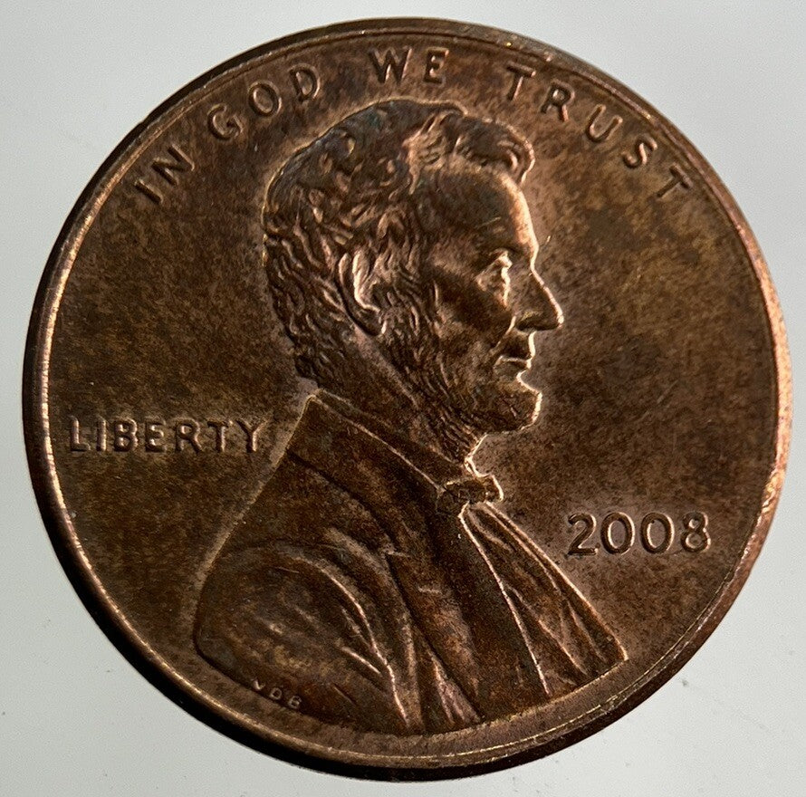 2008 US USA Lincoln One Cent Coin | Fine Collectable Grade