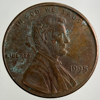 1995 US USA Lincoln One Cent Coin | Fine Collectable Grade