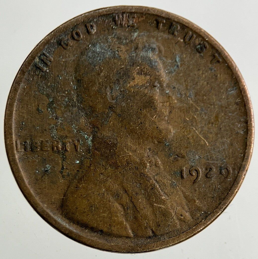 1929 US USA Lincoln One Cent Coin | Collectable Grade