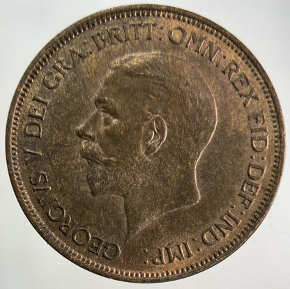 1936 George V One Penny Coin | Very Fine Grade