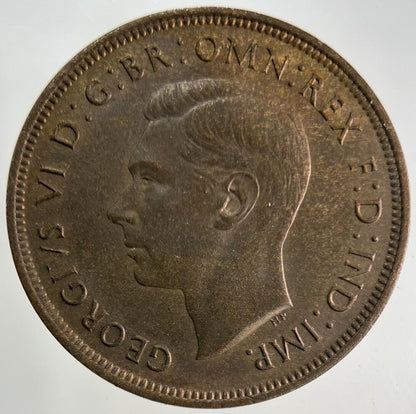 1937 George VI One Penny Coin | Very Fine Grade