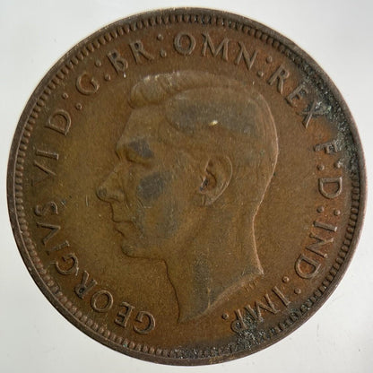 1948 George VI One Penny Coin | Fine Collectable Grade