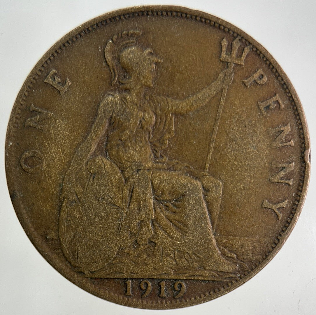 1919 George V One Penny Coin | Collectable Grade