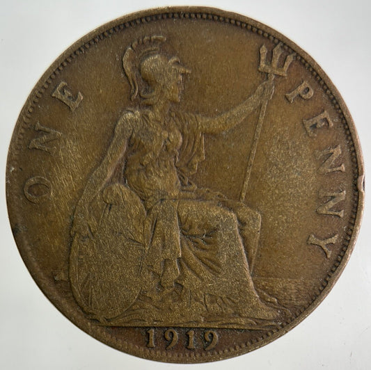 1919 George V One Penny Coin | Collectable Grade