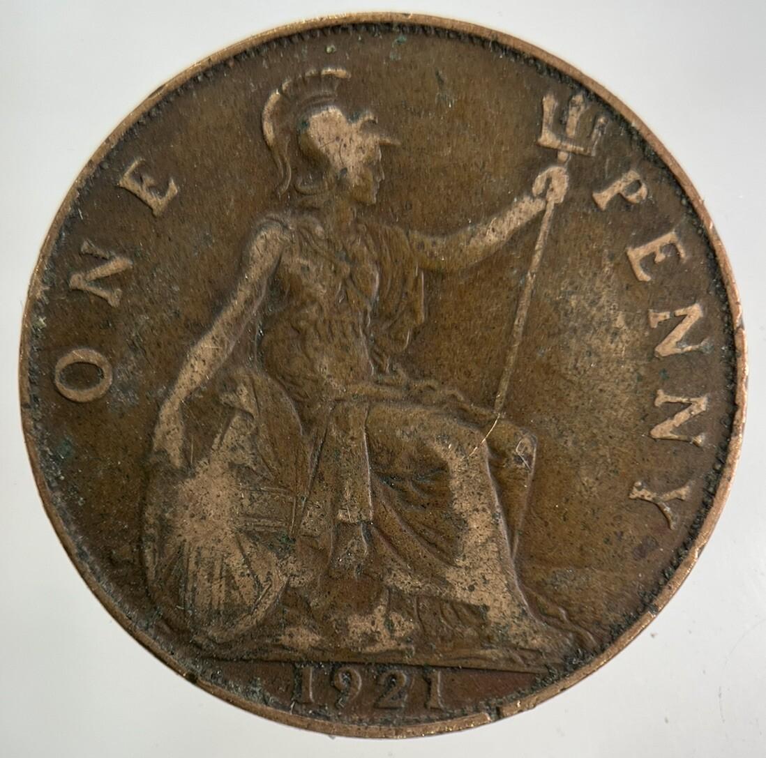 1921 George V One Penny Coin | Collectable Grade