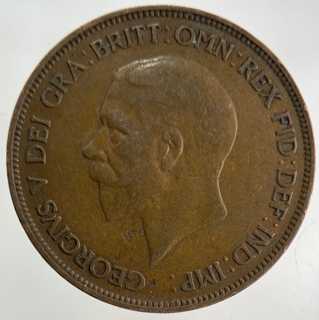 1936 George V One Penny Coin | Fine Collectable Grade