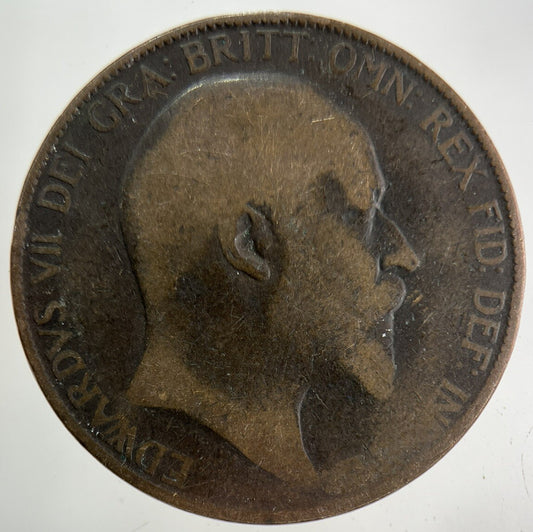 1907 Edward VII One Penny Coin | Collectable Grade