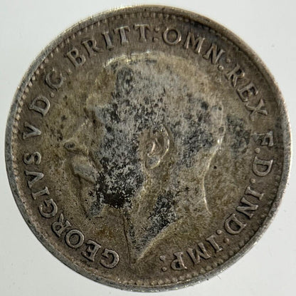 1918 George V Threepence Silver Coin | Fine Collectable Grade