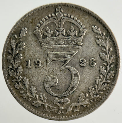 1926 George V Threepence Silver Coin | Fine Collectable Grade