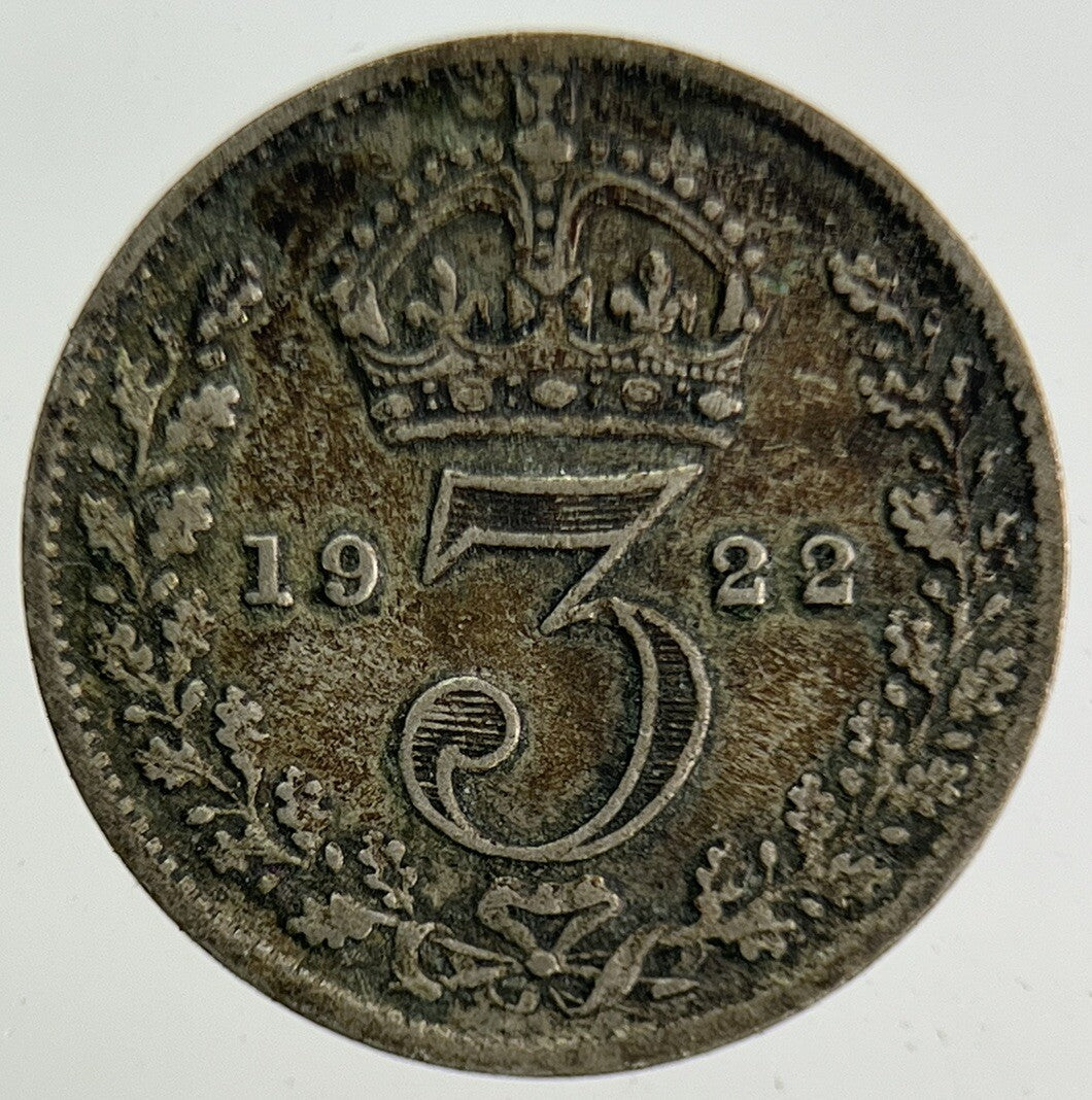 1922 George V Threepence Silver Coin | Fine Collectable Grade
