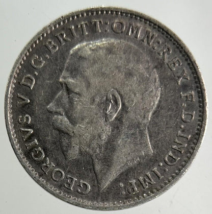 1918 George V Threepence Silver Coin | Fine Collectable Grade