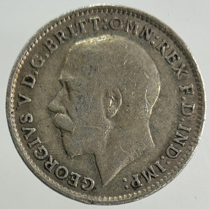 1916 George V Threepence Silver Coin | Fine Collectable Grade