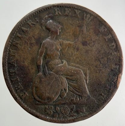 1837 William IV Half-Penny Coin | Collectable Grade