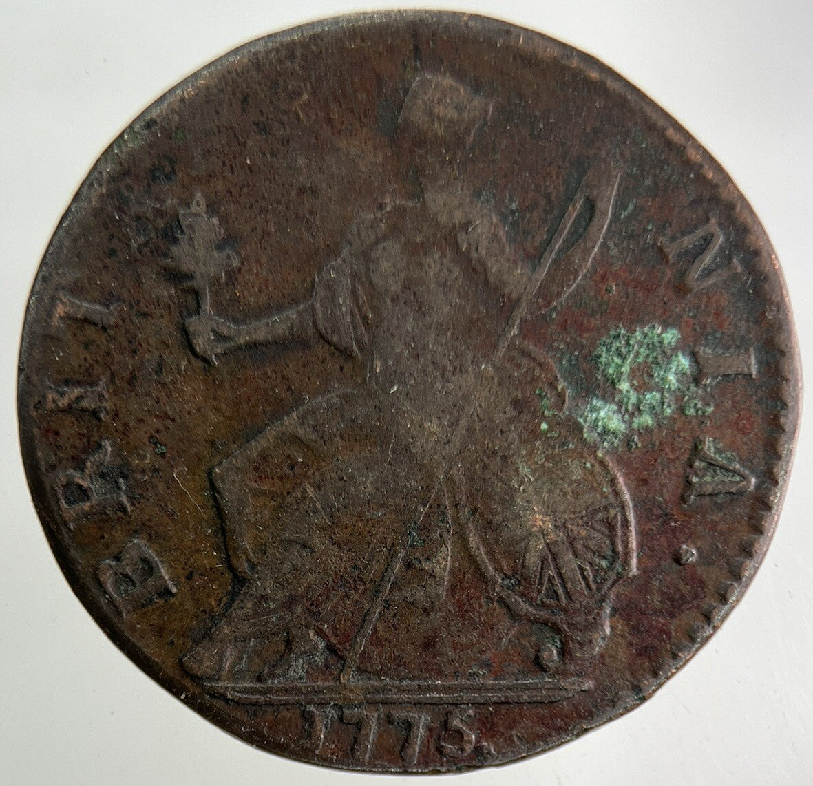 1775 George III 3rd Half-Penny Coin | Collectable Grade