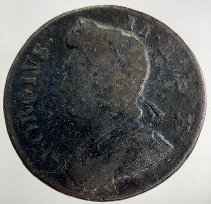 1737 George II 2nd Half-Penny Coin | Collectable Grade