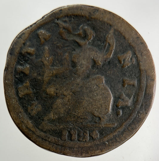 1724 George I 1st Half-Penny Coin | Collectable Grade