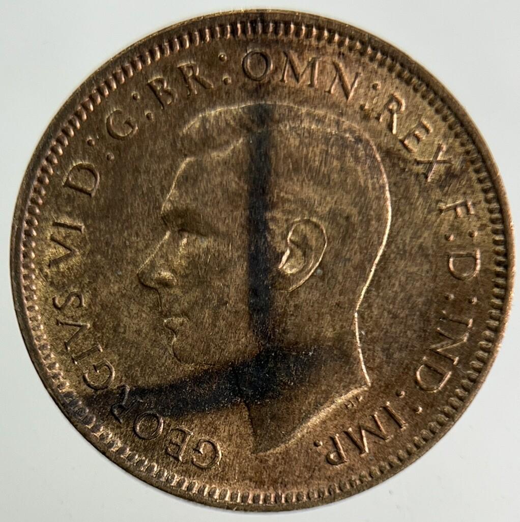 1948 George VI Wren Farthing Coin | Very High Grade