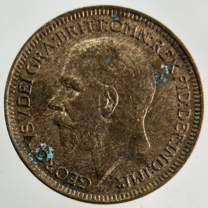 1929 George V Farthing Coin | Very High Grade