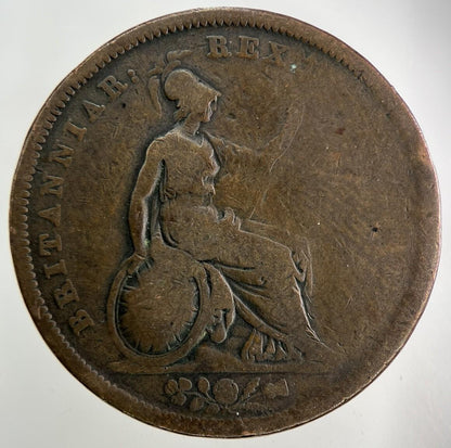 1826 George IV One Penny Coin | Collectable Grade