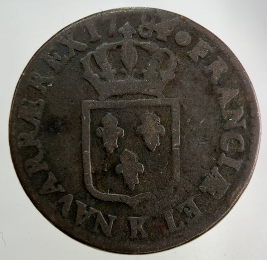 1784 France 1 Sol Coin | Collectable Grade